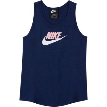 textil Pige Toppe / T-shirts uden ærmer Nike CAMISETA TIRANTES NIA  DA1386 Blå