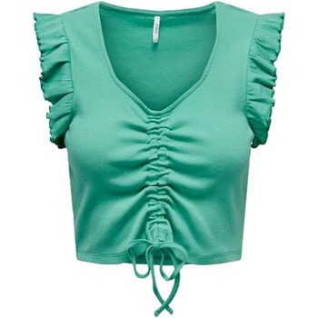 textil Dame T-shirts & poloer Only TOP VERDE MUJER  15257542 Grøn