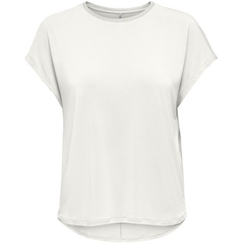 textil Dame T-shirts m. korte ærmer Only TOP  FREE 15225044 Hvid