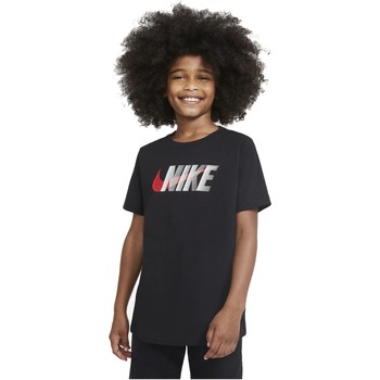 textil Dreng T-shirts m. korte ærmer Nike CAMISETA NEGRA NIO  SPORTSWEAR DC7796 Sort