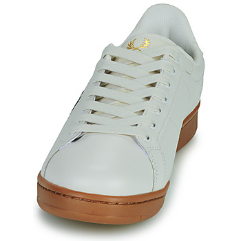 Fred Perry B722 LEATHER Hvid / Brun