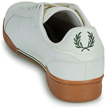 Fred Perry B722 LEATHER Hvid / Brun