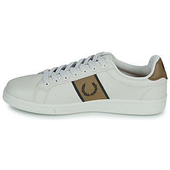 Fred Perry B721 LEATHER Beige / Brun