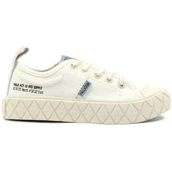 Sko Børn Sneakers Palladium Kids Ace Lo Supply - Star White Hvid