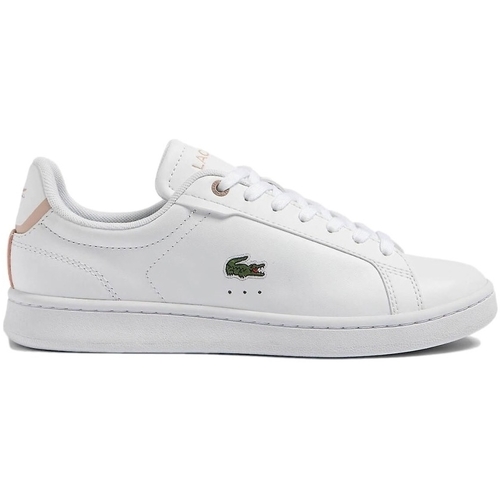 Sko Dame Sneakers Lacoste Carnaby Pro - White Light Pink Hvid