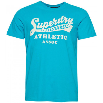 textil Herre T-shirts & poloer Superdry Vintage home run Blå