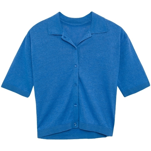 textil Dame Toppe / Bluser Ecoalf Juniperalf Shirt - French Blue Blå