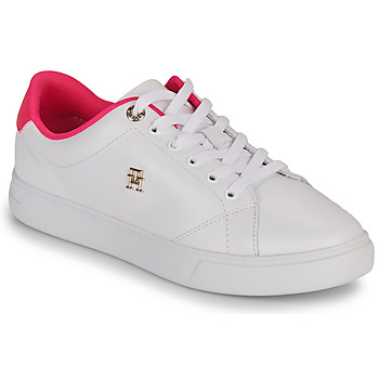 Sko Dame Lave sneakers Tommy Hilfiger ELEVATED ESSENTIAL COURT SNEAKER Hvid / Pink