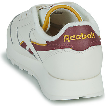 Reebok Classic CLASSIC LEATHER Hvid / Bordeaux / Gul