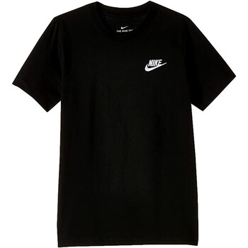 textil Dreng T-shirts m. korte ærmer Nike CAMISETA NEGRA NIO  SPORTSWEAR AR5254 Sort