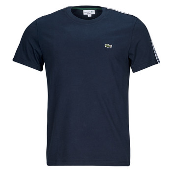 textil Herre T-shirts m. korte ærmer Lacoste TH5071-166 Marineblå