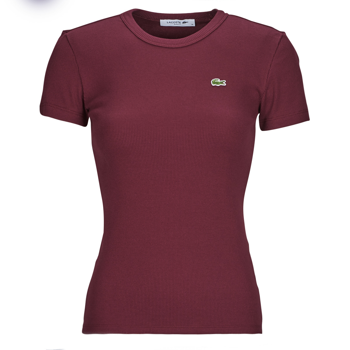 textil Dame T-shirts m. korte ærmer Lacoste TF5538-YUP Bordeaux