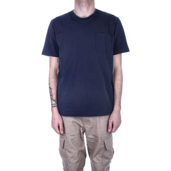 textil Herre T-shirts m. korte ærmer Aspesi 3107 A335 Blå