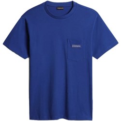 textil Herre T-shirts m. korte ærmer Napapijri NP0A4GBP Blå