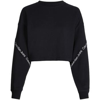 textil Dame Sweatshirts Calvin Klein Jeans  Sort