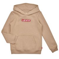 textil Dreng Sweatshirts Levi's BOXTAB PULLOVER HOODIE Beige