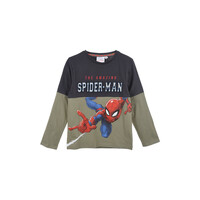 textil Dreng Langærmede T-shirts TEAM HEROES  T SHIRT SPIDERMAN Grå
