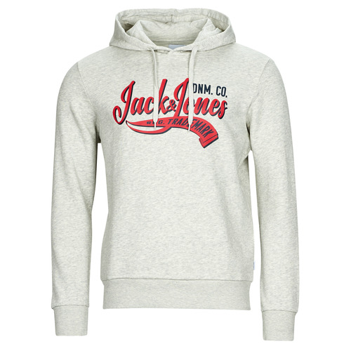 textil Herre Sweatshirts Jack & Jones JJELOGO SWEAT HOOD 2 COL 23/24 Grå