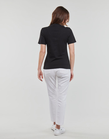 Calvin Klein Jeans MONOLOGO SLIM V-NECK TEE Sort
