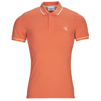 textil Herre Polo-t-shirts m. korte ærmer Calvin Klein Jeans TIPPING SLIM POLO Orange