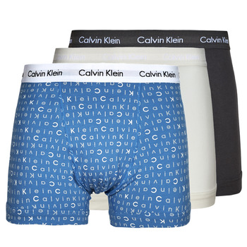 Undertøj Herre Trunks Calvin Klein Jeans TRUNK X3 Sort / Grå / Blå
