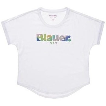 textil Dame T-shirts m. korte ærmer Blauer BLDH02243100 Hvid