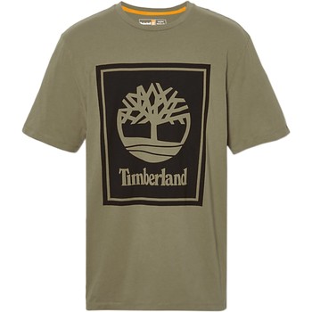 textil Herre T-shirts m. korte ærmer Timberland 208543 Grøn