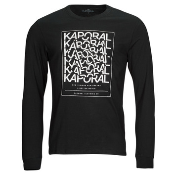 textil Herre Langærmede T-shirts Kaporal RUDY Sort
