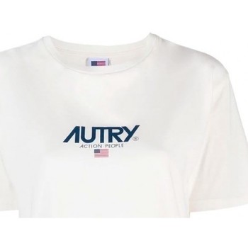 textil Dame T-shirts m. korte ærmer Autry  Hvid