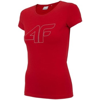 textil Dame T-shirts m. korte ærmer 4F TSD353 Rød