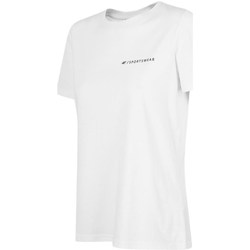 textil Dame T-shirts m. korte ærmer 4F TSD025 Hvid
