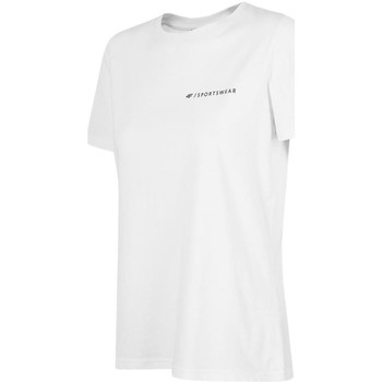 textil Herre T-shirts m. korte ærmer 4F TSD025 Hvid