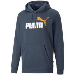 textil Herre Sweatshirts Puma Ess 2 Col Big Logo Marineblå