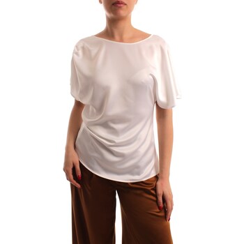 textil Dame Skjorter / Skjortebluser Manila Grace C316PU Hvid