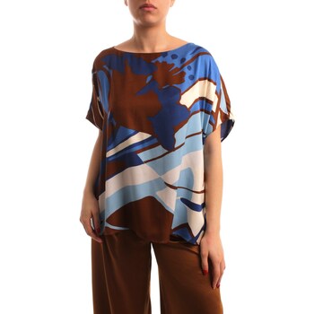 textil Dame Skjorter / Skjortebluser Manila Grace C293VS Brun