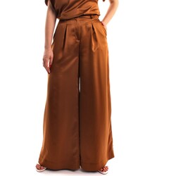 textil Dame Løstsiddende bukser / Haremsbukser Manila Grace P315PU Brun