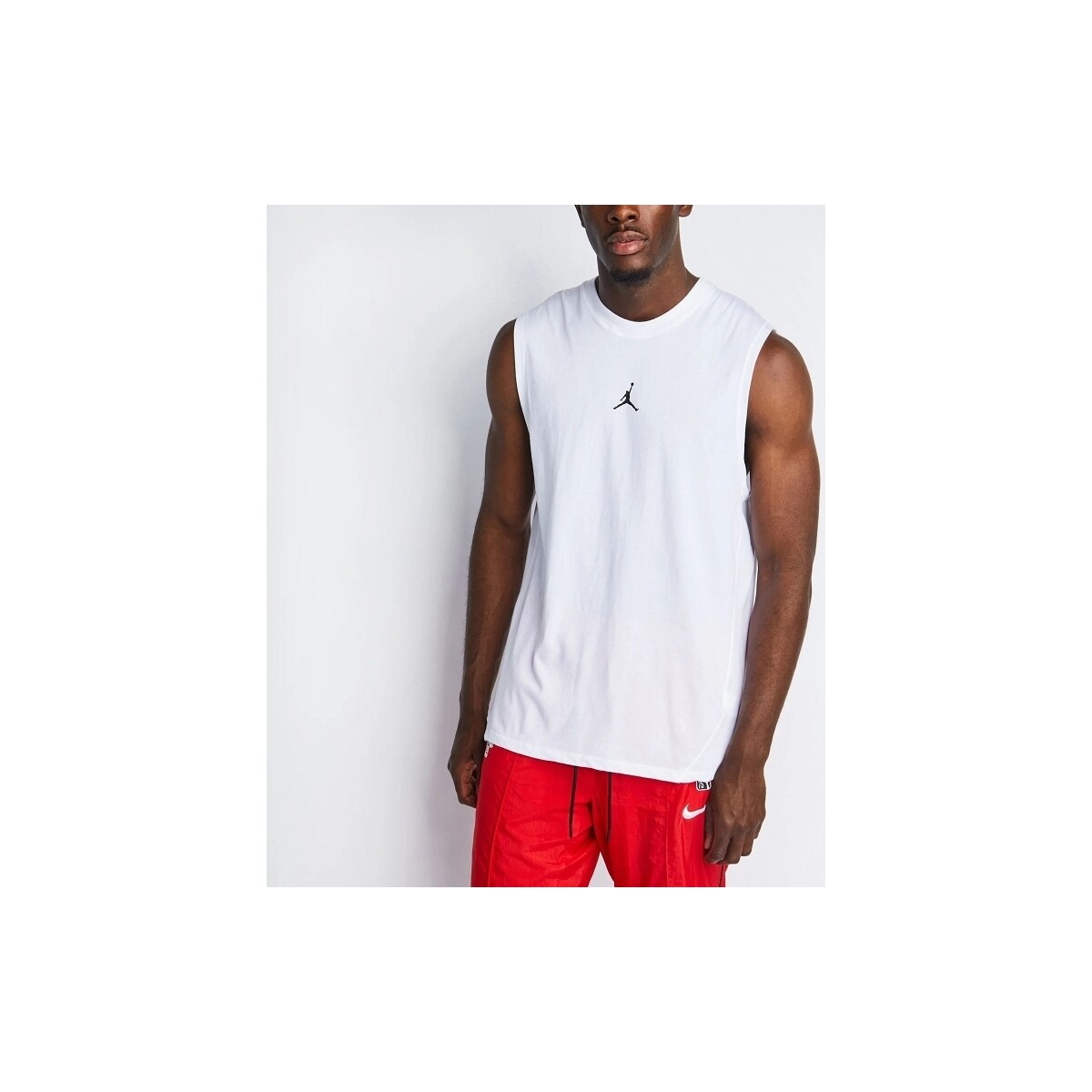 textil Herre T-shirts & poloer Nike JUMPMAN SPRT SLVLS TOP Hvid