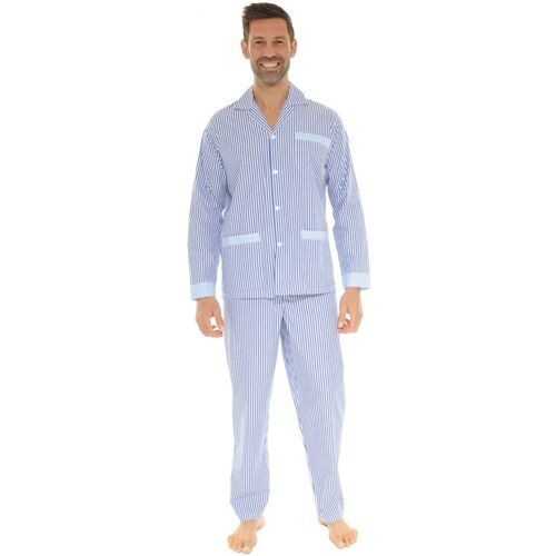 textil Herre Pyjamas / Natskjorte Christian Cane WAYNE Blå