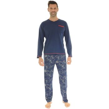 textil Herre Pyjamas / Natskjorte Christian Cane WHALE Blå