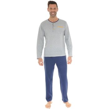 textil Herre Pyjamas / Natskjorte Christian Cane WOODY Blå