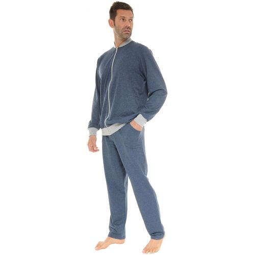 textil Herre Pyjamas / Natskjorte Christian Cane WILDRIC Blå