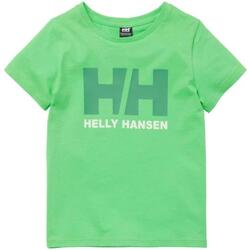 textil Dreng T-shirts m. korte ærmer Helly Hansen  Grøn