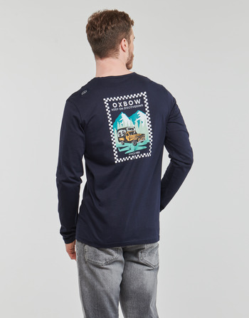 textil Herre Langærmede T-shirts Oxbow TALSEN Marineblå