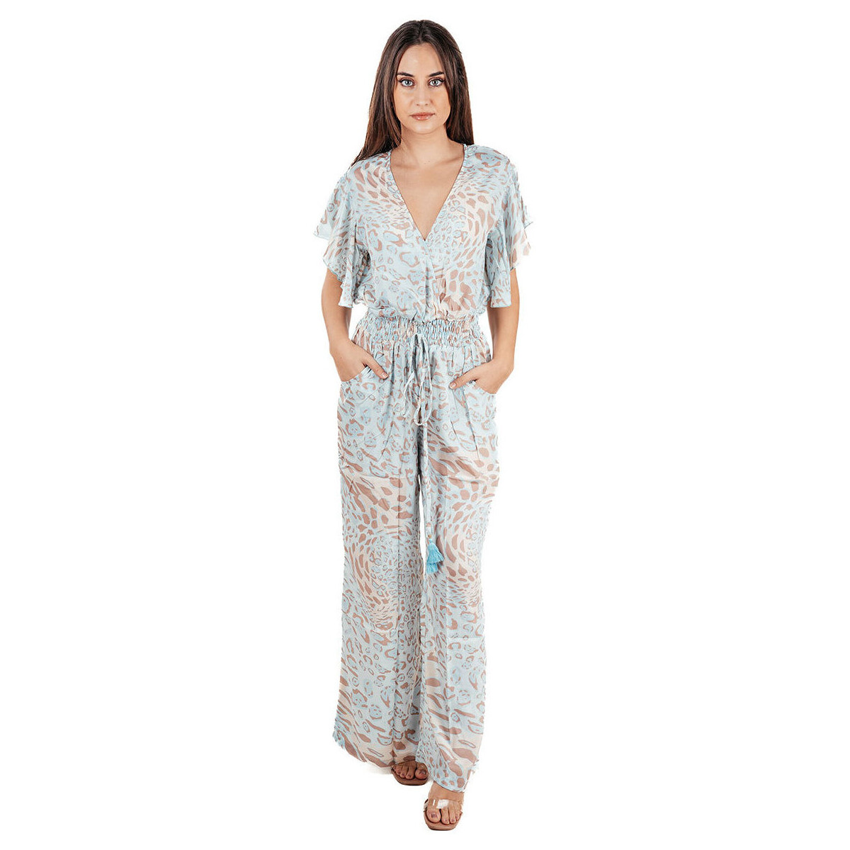 textil Dame Buksedragter / Overalls Isla Bonita By Sigris Bolle Hvid