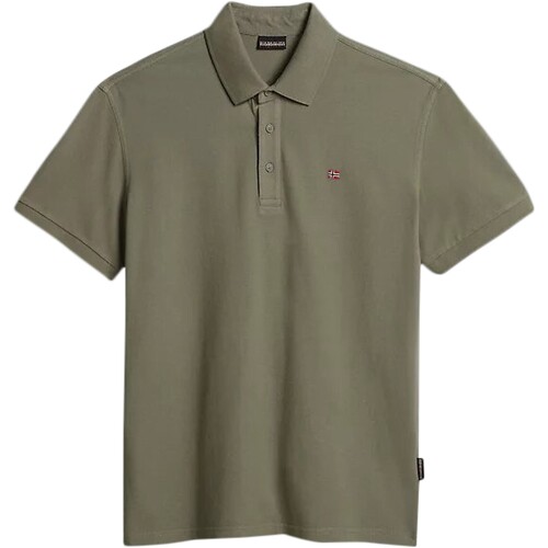 textil Herre Polo-t-shirts m. korte ærmer Napapijri 210667 Grøn