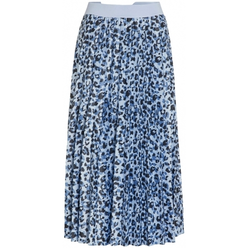 textil Dame Nederdele Vila Noos Skirt Nitban - Kentucky Blue Blå