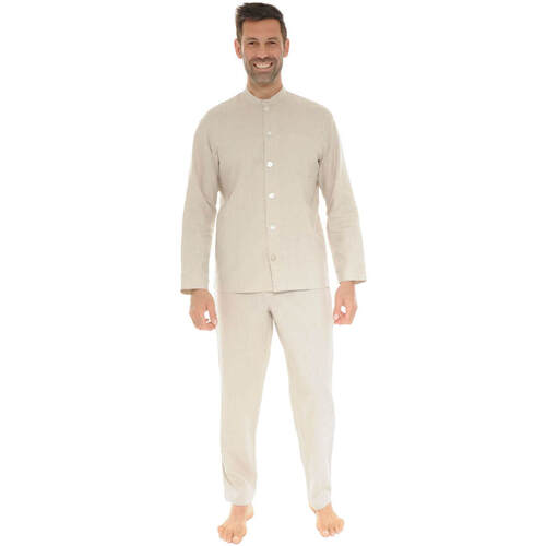 textil Herre Pyjamas / Natskjorte Pilus XANIEL Beige