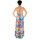 textil Dame Lange kjoler Isla Bonita By Sigris Midi Lang Kjole Flerfarvet