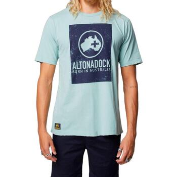 textil Herre T-shirts m. korte ærmer Altonadock  Grøn