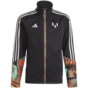 textil Dreng Sweatshirts adidas Originals Messi Training Jacket JR Sort